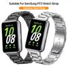 Metal Wrist Strap For Samsung Galaxy Fit 3 Stainless Steel Band Bracelet For Galaxy Fit3 SM-R390 Replacement Accessories
