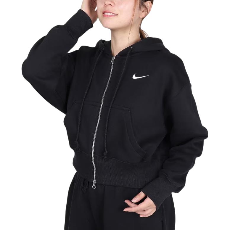 

Nike Logo Full Zip Long Sleeve Hoodie Women hoodies HV2427-010 XL