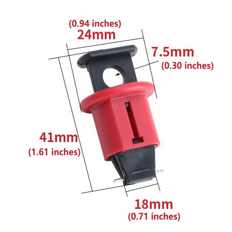 Circuit Breaker Lockout Device Electrical Miniature Circuit Breaker Lock Pin Out Standard Industrial Grade Switch