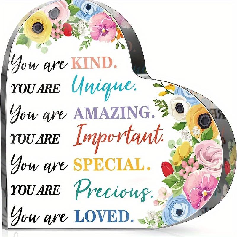 

Надихаючий прес-папір Ти дивовижний . Християнський мотивуючий подарунок для жінок, подруг та колег. чистий