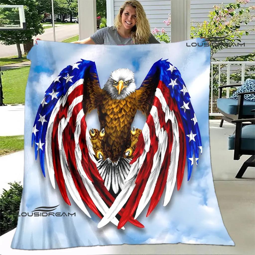 3D Eagle Printing blanket flannel Soft and comfortable blanket blankets for beds picnic blanket warm blanket birthday gift