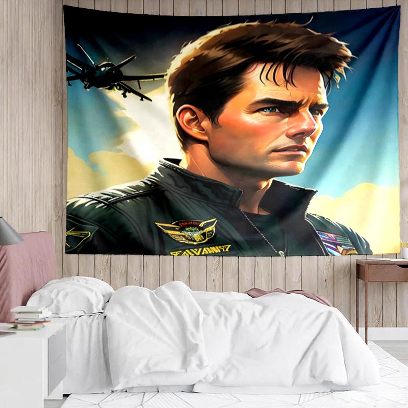 Top Gun Wall Hanging Tapestry Wall Cloth Tapestries Decor Wall Bedroom Decoration