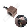 Wood Car Hydroculture Flower Vase Glass with Clip Air Vent Test Tube Flower Holder For Car Interior Plant Decor