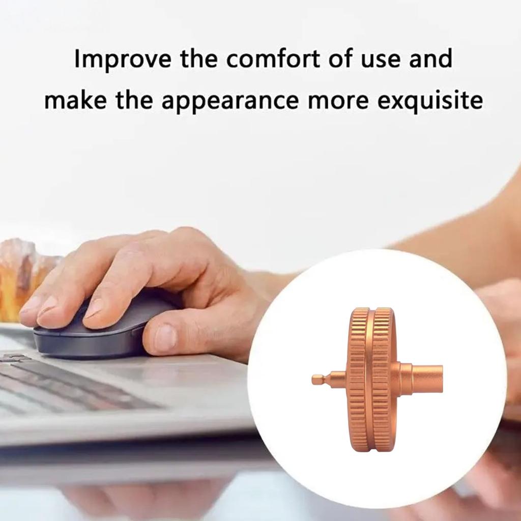Aluminum Alloy Mouse Scroll Wheel Pulley Replacement Part Mouse Wheel Accessories for Logitech G102/G304/G305 Gaming Mice