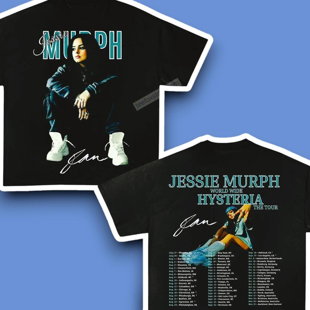 Jessie Murph 2026 Worldwide Hysteria The Tour Concert T-Shirt All Size S-4XL