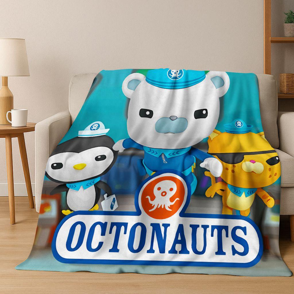 26 Stil Octonauts Barnacles Cartoon Flanell Decke, Warme und Gemütliche Weiche Überwurfdecke für Zuhause Schlafzimmer Bett Sofa Abdeckung Kinder Geschenk