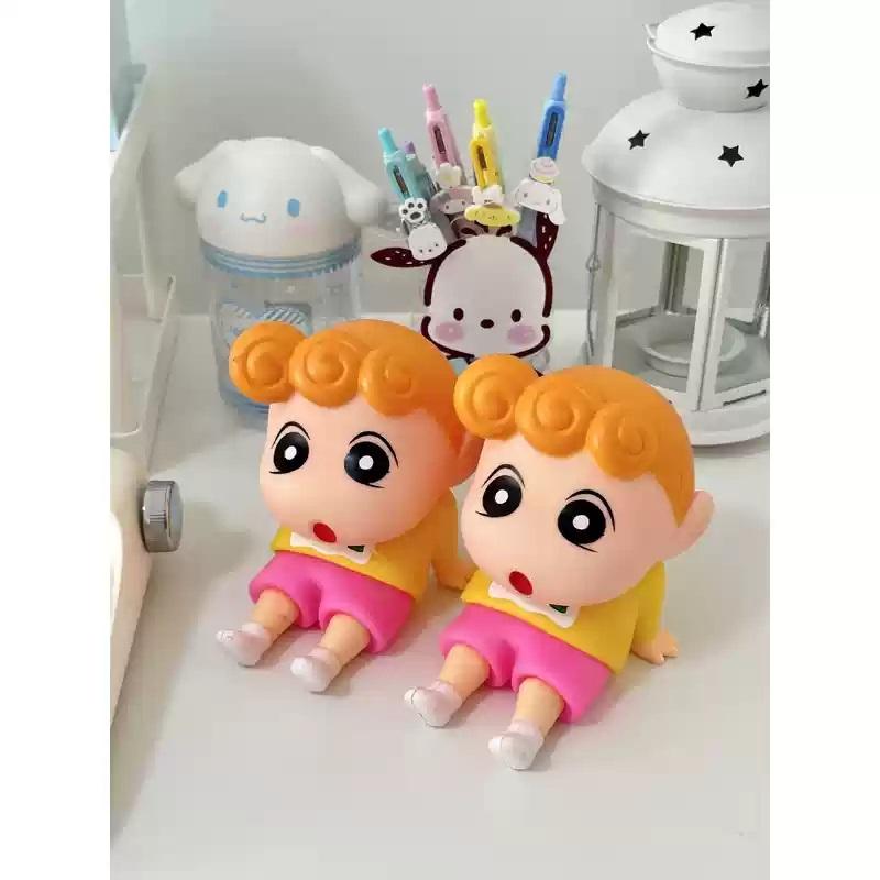 New Crayon Shinchan Cartoon Anime Action Figure Kawaii Desktop Decoration Model Doll Creative Collectible Toy Kids Girls Gifts