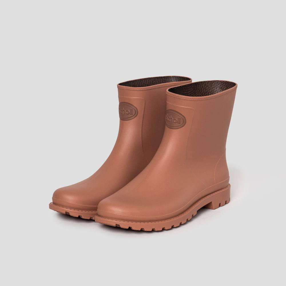 Scholl (Women) Short Rain Boots Brick (Hh49K2T43C)