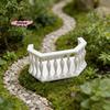 M-Miniature Dollhouse Balcony With Railing European Balcony Suitable For Collectors, Miniature Scenes, DIY Dollhouse Accessories