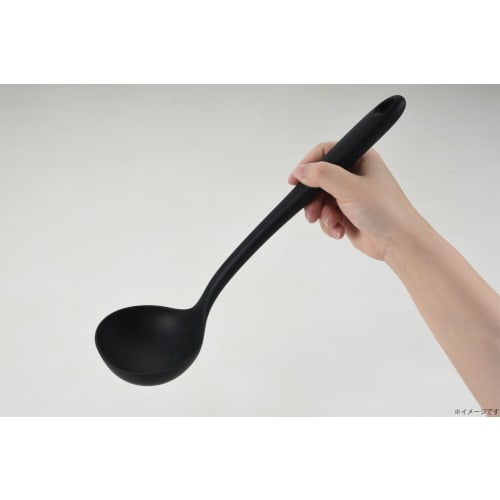 Takagi TAKAGI Silicone Ladle with Measuring Rod, Won't Scratch Frying Pans or Pots, Heat Resistant, Dishwasher Safe, Cookware, Kitchen Tool