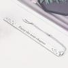 Durable Stainless Steel Bookmark with Custom Engraving, Page Holder for Books E-Readers, Great Reader Graduation Gift