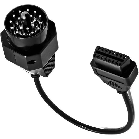 For BMW 20pin to OBD2 16pin connector cable OBD OBD2 adapter cable for BMW e36 e39 X5 Z3 scan tool cable
