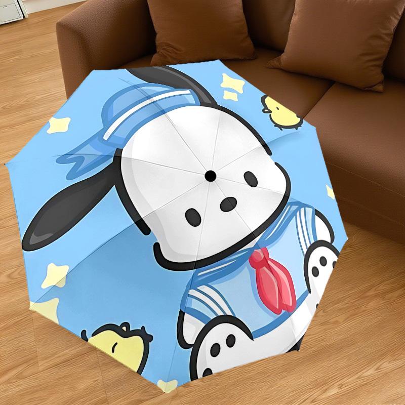 1PC Doggy Chick Umbrella-8-Rib Reinforced, Automatic Open, Lightweight & Durable, Cute Fashion Accessory for Outdoor-P2681