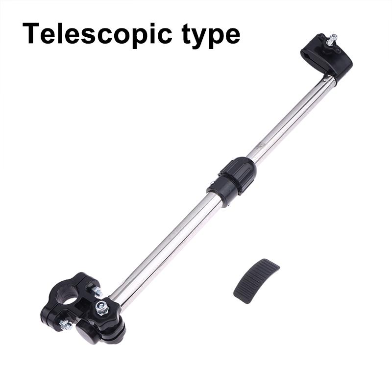 1Pc Stainless Steel Umbrella Stands Wheelchair Bicycle Umbrella Connector 360 Rotatable Stroller Umbrella Holder Rain Gear Tool 4690₽