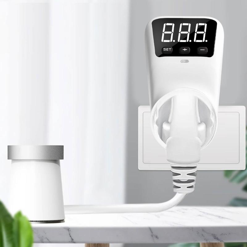 Digital Display Under Voltage Protections Sockets Automatic Reset Power Surges Protector Sockets Adjustable Delay Time