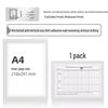 Wall-Mounted Transparent Protective Cover for Original and Duplicate Business and Food Hygiene Licenses
