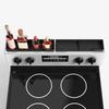 Non Slip Grip Silicone Stove Mats Heat Protection Spice Rack Magnetic Shelf  Over The Stove