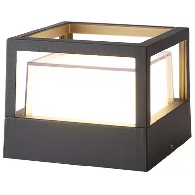 Dual-Use Waterproof Outdoor Pillar Light for Garden, Courtyard, or Gate