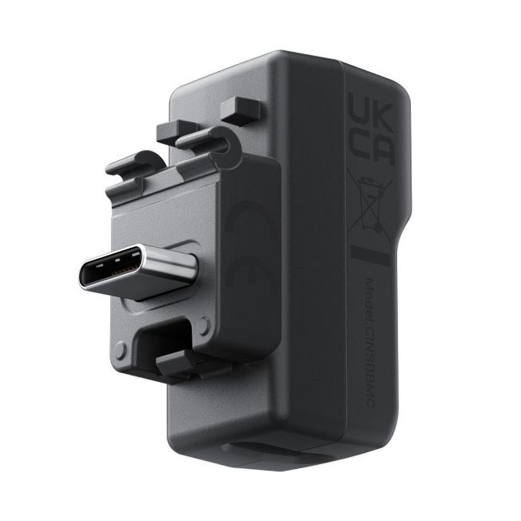 Mic Adapter For 360 X4 Camera External Microphones Type C and 3.5mm Ports Charging Adapter Mic Cold Shoe Adapter