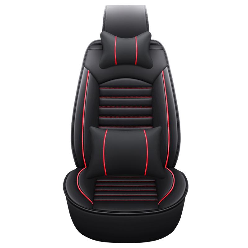 360° All-Season Wear-Resistant Leather Car Seat Cushion & Cover