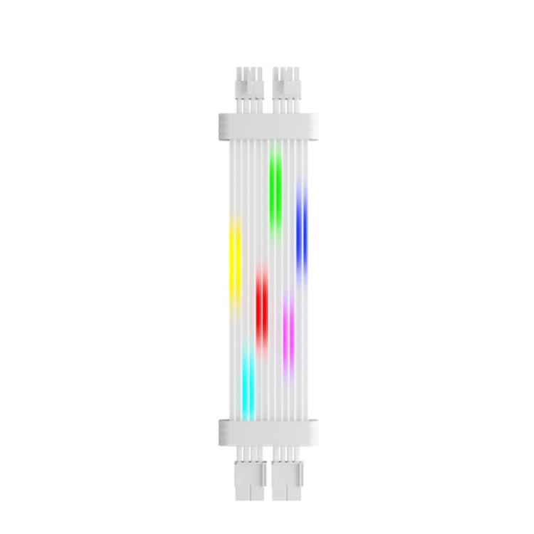 Decorative ARGB 8Pin GPU Power Extension Cable Wireless Lighting Control Durability ARGB Light Strips For PC Builds
