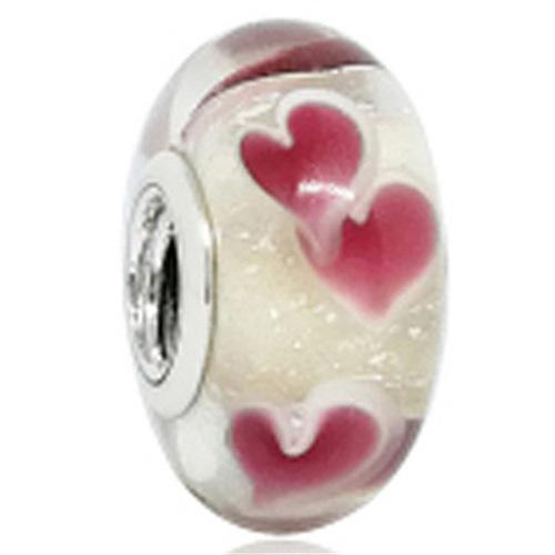 Bracelet Women'S Love Glazed Beads Colored Beads Loose Beads String Decoration Diy Jewelry Accessories