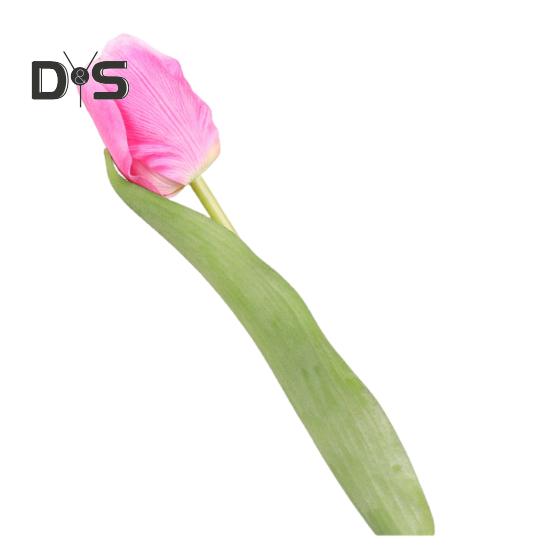 Simulated Tulip 37cm Artificial Tulip Faux Silk Fake Tulip Flower Bulk for Vase Wedding Home Decor Spring Parties Mother's Day Gift