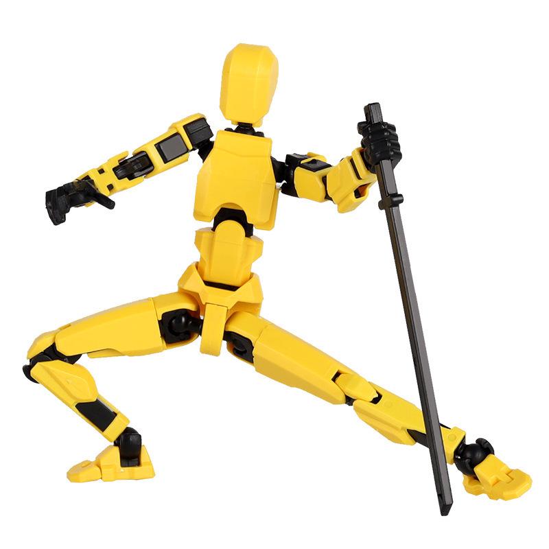 13-Joint Movable Lucky Doll: DIY Decompression 3D Printed Toy Mannequin