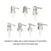 Accurate Liquid Discharge Lotion Dispenser Pump Head 304 Stainless Steel Replacement for Shampoo and Soap Dispensers