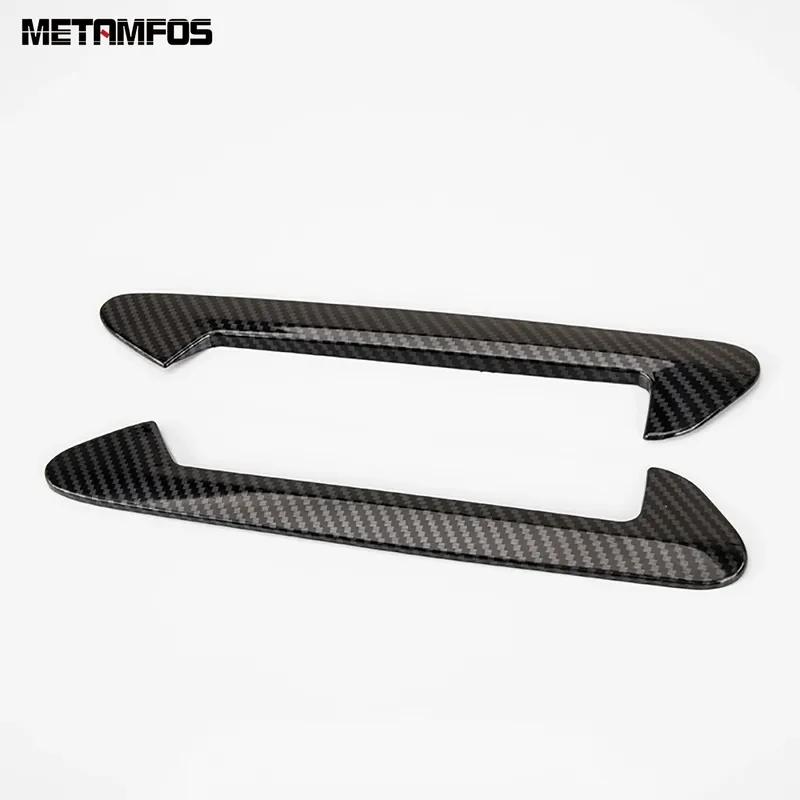 For BMW X3 SUV 2018-   Carbon Fiber Front Door Side Fender Base Cover Molding Trim Sticker Exterior Car Accessories