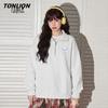 TonLion Women's Trendy Zip-Collar Sweatshirt