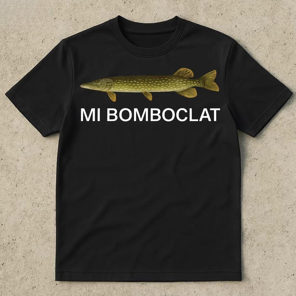 I Love Fish T-Shirt Retro Fishing Shirt Bass Fishing T-Shirt Funny Fishing Shirt Stupid Meme Shirt Brain Rot Women Y2k Clothing