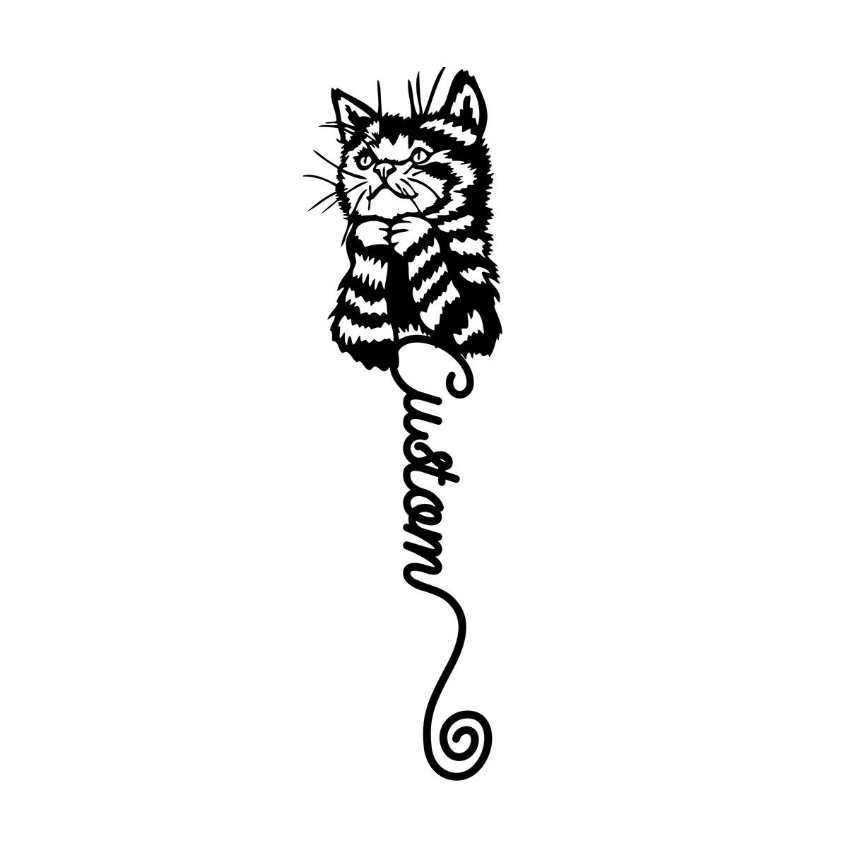 

Metal Cat Bookmark, Cute Kitten Page Marker, Book Lover Gift, Teacher Appreciation, Unique Reader Accessory
