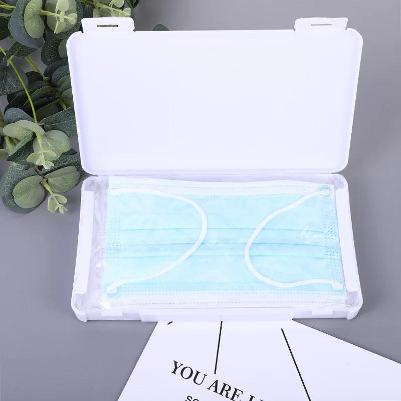 PP Mask Storage Box Mask Holder Available In Multiple Colors Portable Dust-Proof Moisture-Proof Children's Student Mask Box