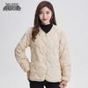 Women's Lightweight 90% Duck Down V-Neck Jacket