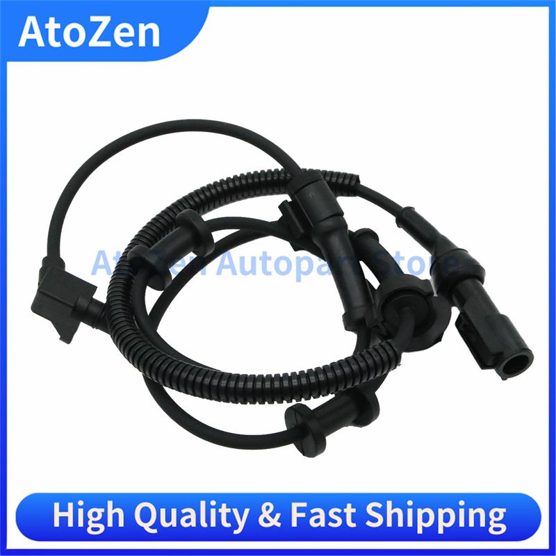 Front Left Right ABS Wheel Speed Sensor for Ford 2000-2005 Excursion 1999-2004 F250 F350 Super Duty 4WD F81Z2C204BA F81Z2C204BB