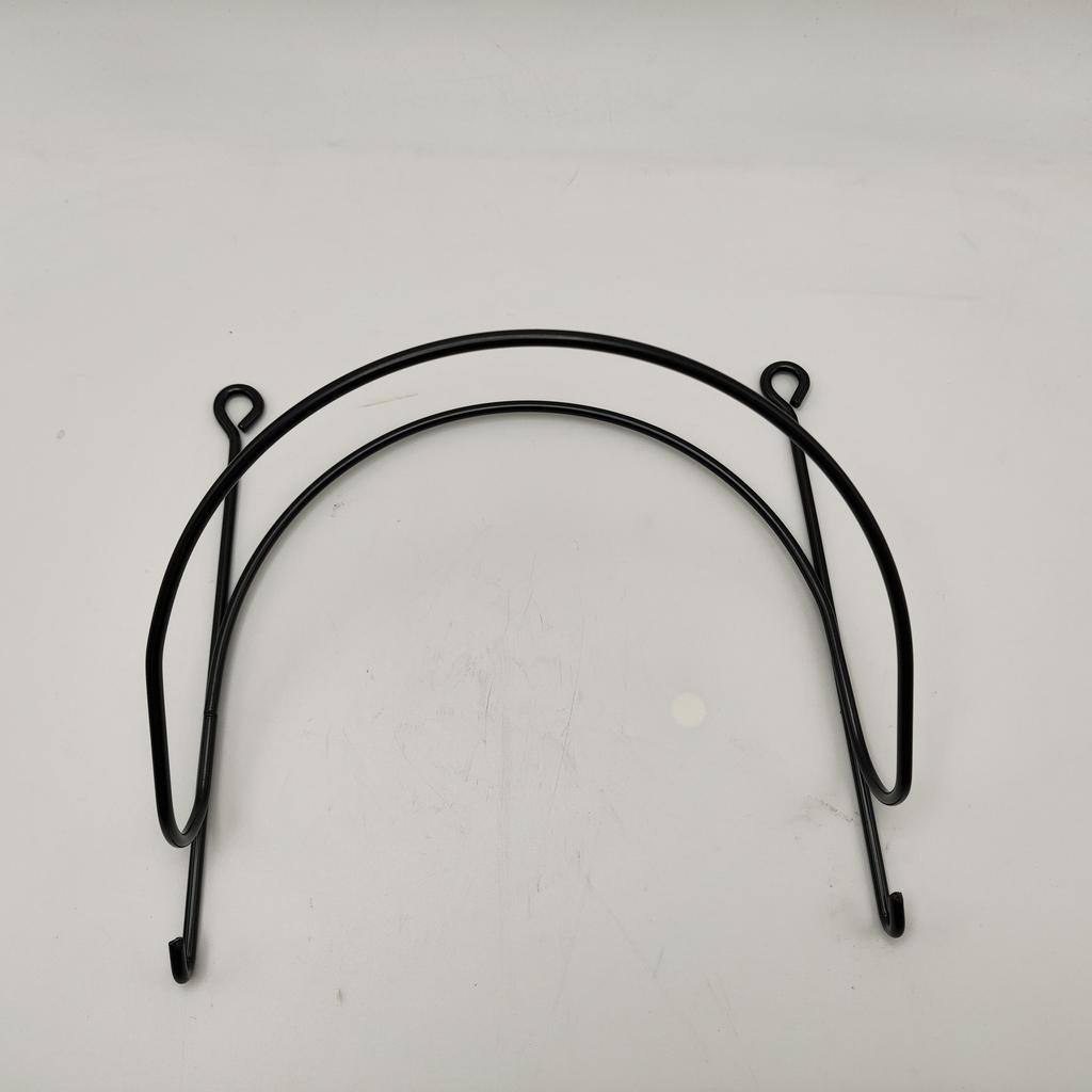 Set of 2 Space Saving Towel Wine Racks, Versatile and Durable Wrought Iron Wall Organizers, 1 Tier and 2 Clear Hooks