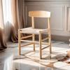 Wooden Dining Chair Retro Straw Rope Weaving Chairs Creative Portable Interior Furniture Dining Chair Simple Art Design Chairs