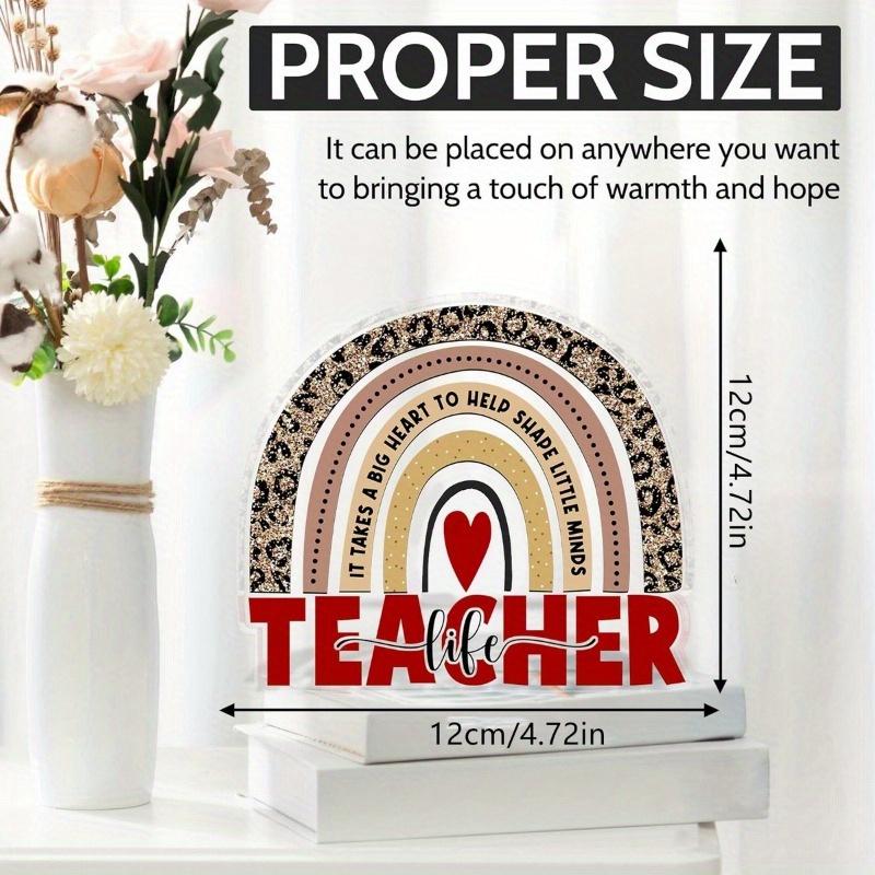 Teacher Appreciation Paperweight - Graduation & Birthday Keepsake for Educators