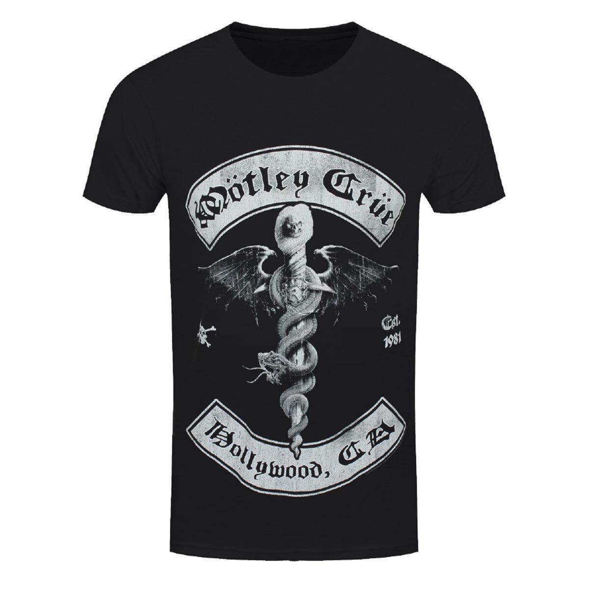 

Motley Crue T-Shirt Feel Good Hollywood Band Official Black New 3XL