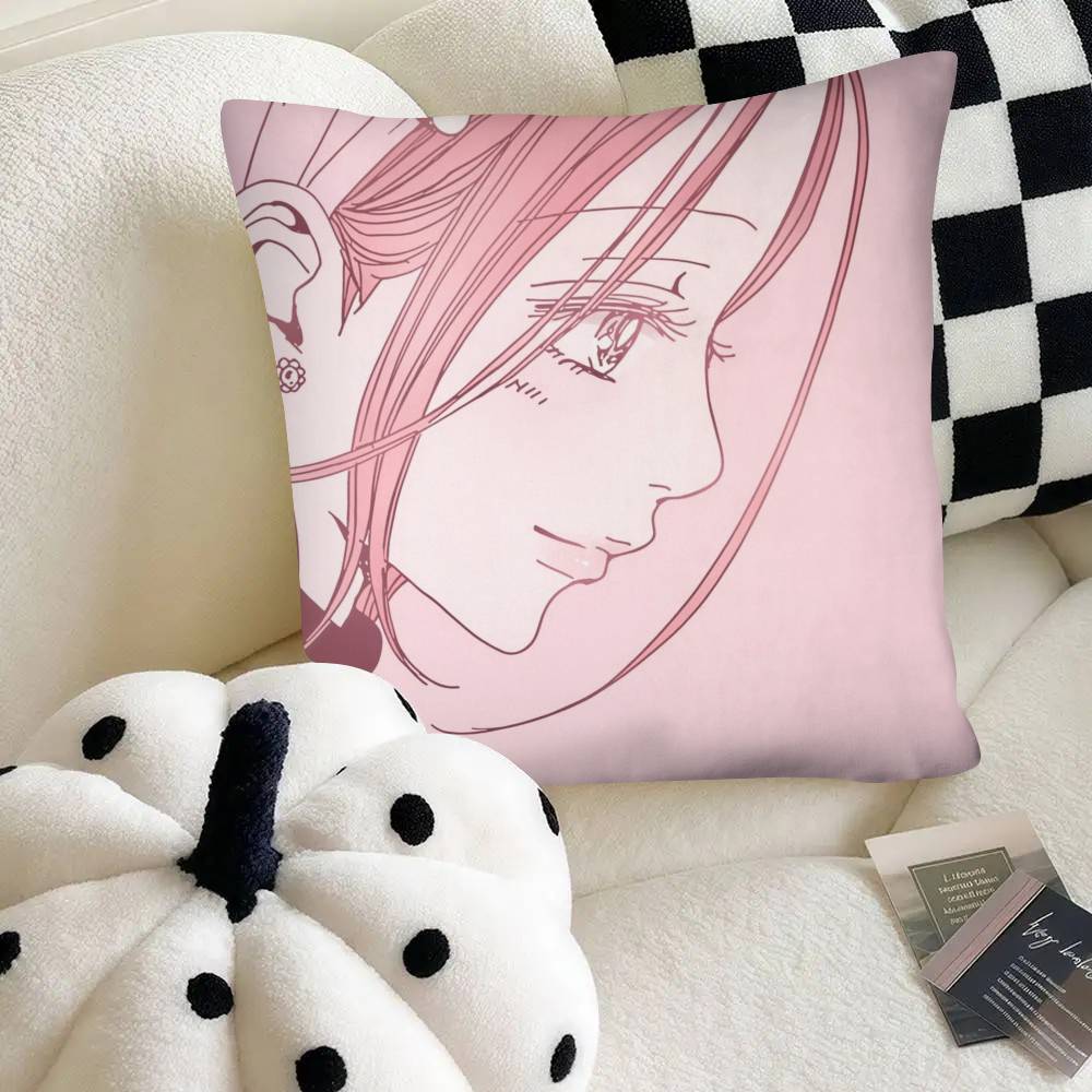 Komatsu Nana Japanese Anime NANA Pillow Case Square Pillow Bedroom Sofa Leisure Comfort Cushion Car Home Decoration
