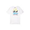 Under Armour Vintage Logo Ribbed Crew Neck T-Shirt Men Tops White 1383867-100