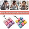 9‑Buttons Cat Paw Keyboard Fidget Toys for Adults Clicky Keycap Clicker Keychain For Office Work School Stress Relief Anxiety