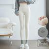 Women's High-Waisted Seamless Fleece-Lined Leggings – Perfect for Autumn & Winter with High Elasticity, Comfort & Versatility.