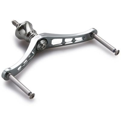 VERHOOG 80/92/95/98/110mm Molenhandvat (Geen knop) voor Shimano en Daiwa Spinmolens (92mm - Antraciet) (567)