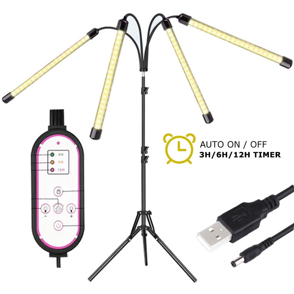 5VDC USB phyto lamp Desktop Plant Growth Lamp Full Spectrum LED Grow Light For indoor Flower VEG seedling succulent fitolampy