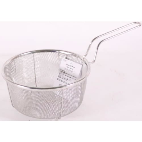 Three Snow Boiling Basket, 18cm, 18-8 Stainless Steel, with Handle, Colander, Tsubame-Sanjo, Made In Japan, Three Snow Shinkoshi Works, 31084