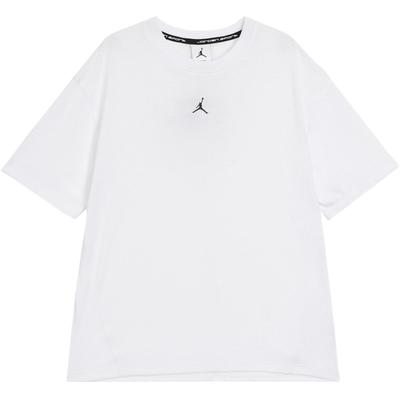 Sport Logo Loose Quick-Dry Short Sleeve T-Shirt Women Tops White FN5117-100