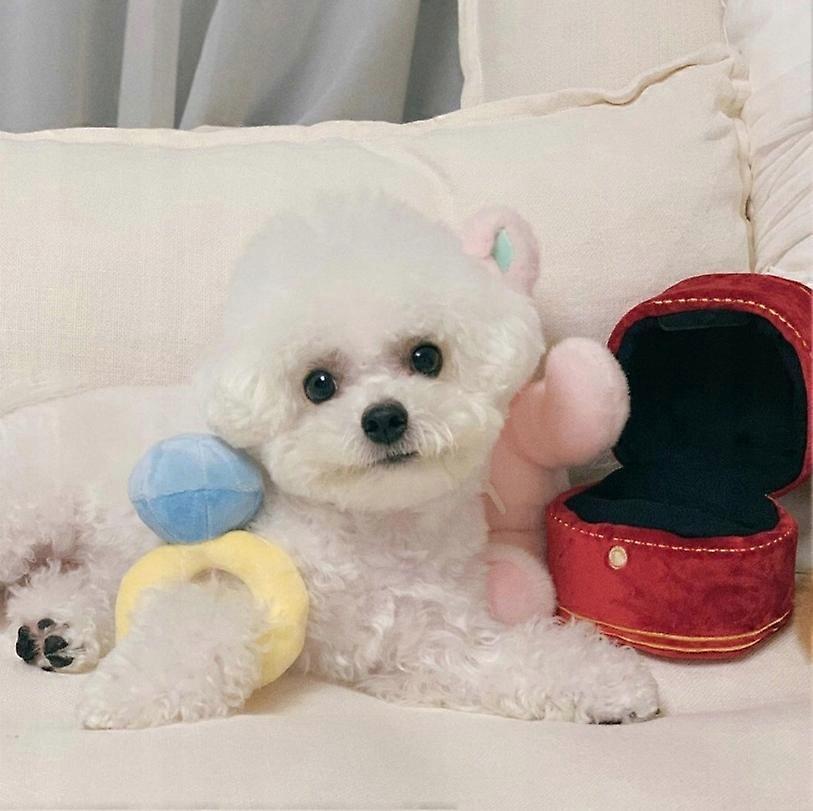 Creative Ring Box Plush Toy, Fun Christmas Gifts