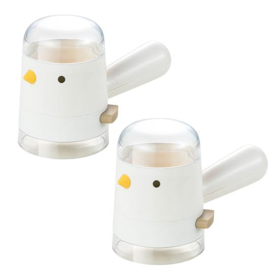2Pcs Salt Dispenser Salt Shaker One-Touch 0.5g Measuring Spice Jar Kitchen Condiment Container with Dust-Proof Lid Quantitative Spice Bottle